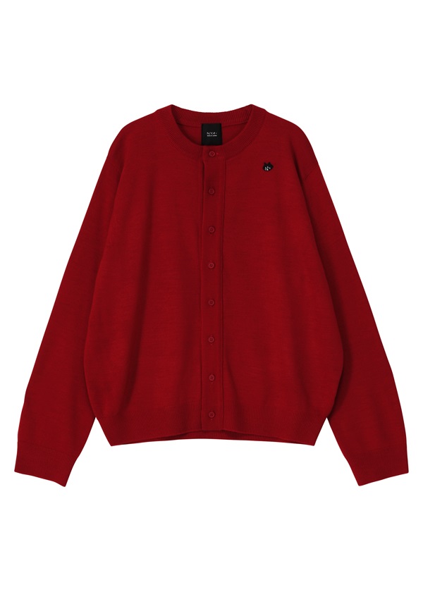 NYA- / (O) BASIC KNIT CARDIGAN / カーディガン