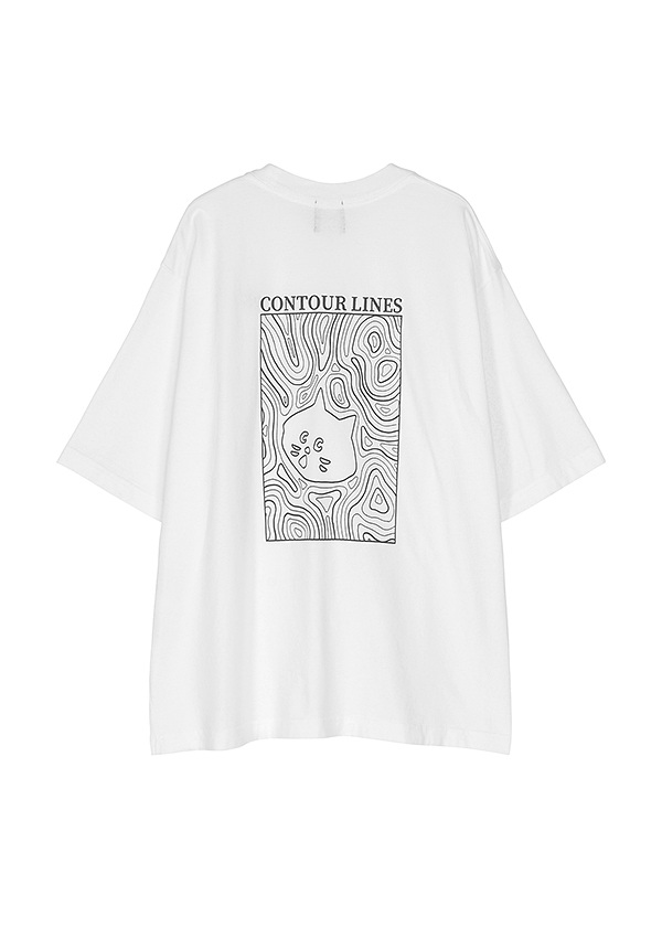 NYA- / CONTOUR LINES / Tシャツ