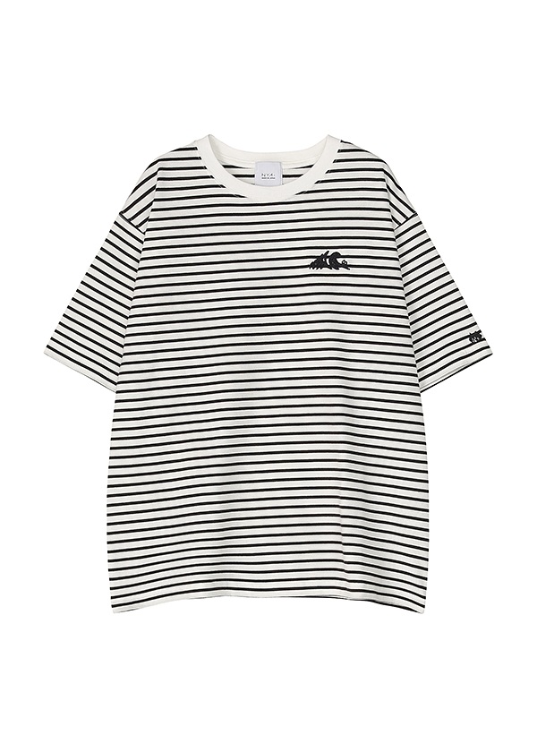 NYA- / hi-dutch × NYA- STRIPED T / Tシャツ