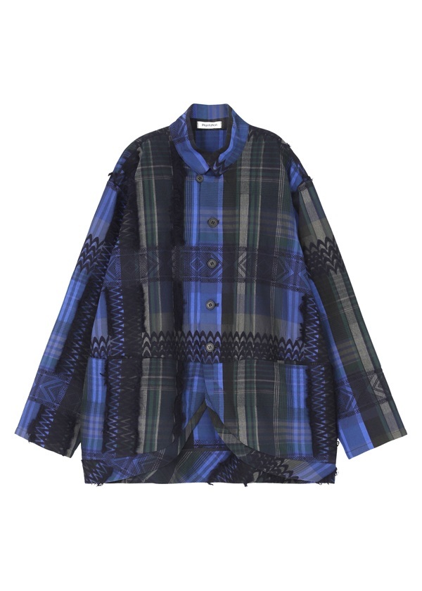Plantation / チェックフリンジJQ / ジャケット