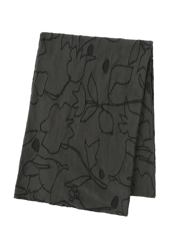 Plantation / ラインフラワードットジャージストール / ストール