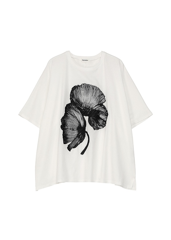 Plantation / S フラワーエンブロT / Tシャツ