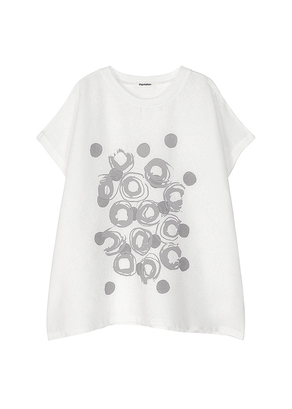 Plantation / ドットリングYOORYUU T / フレンチスリーブ