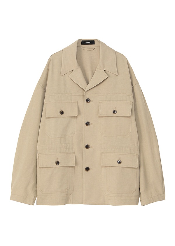 ZUCCa / S COTTON LINEN TWILL / ブルゾン