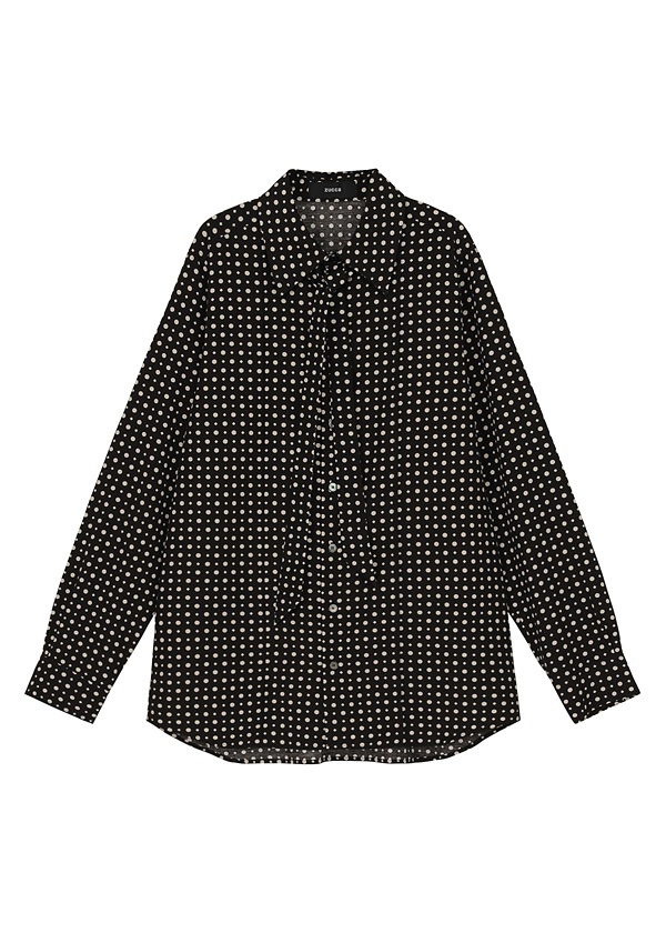 ZUCCa / S DOT SQUARE PRINT / ブラウス