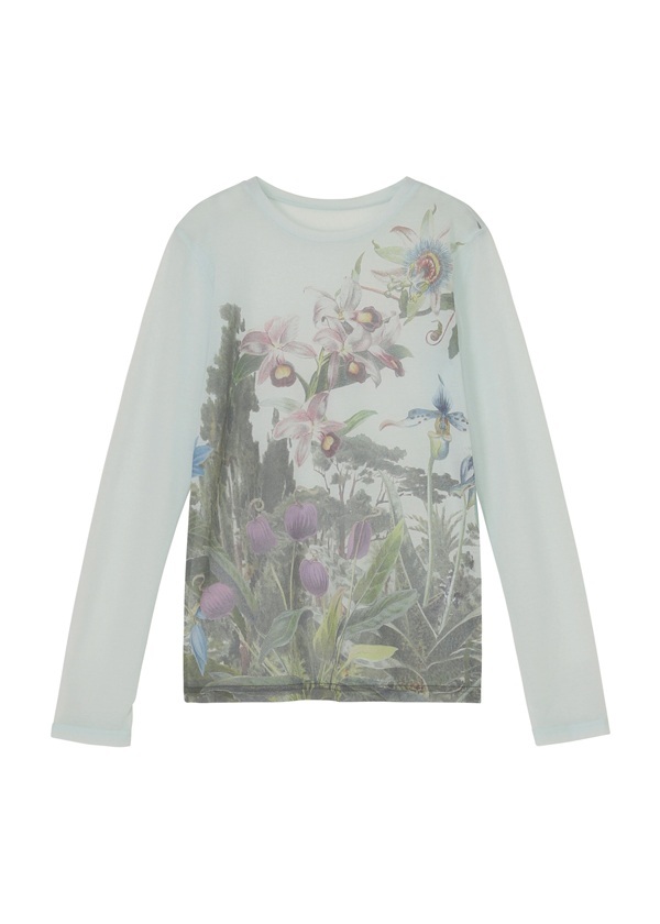 ZUCCa / S SHEER WILD FLOWER / カットソー