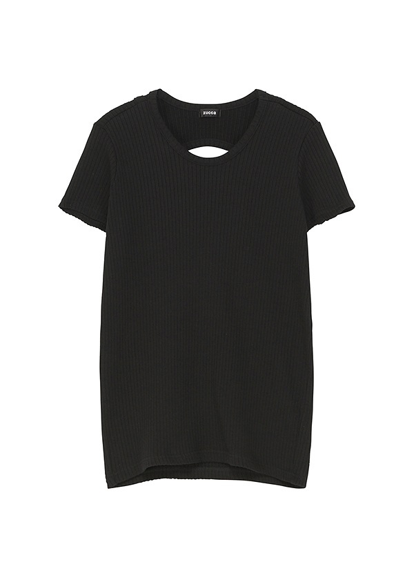 ZUCCa / S CUT OUT RIB / カットソー