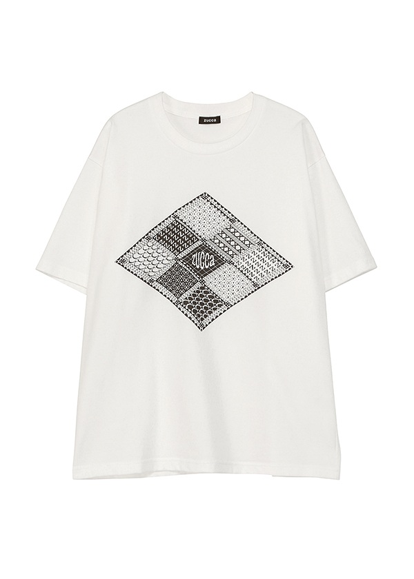 ZUCCa / S 9 TILE T / Tシャツ
