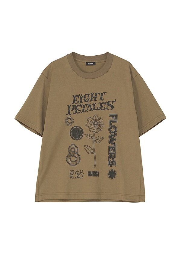 ZUCCa / S FLOWER MAGAZINE T / Tシャツ