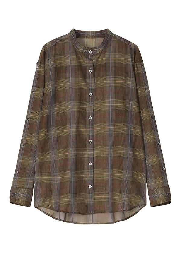 ZUCCa / SHEER CHECK / シャツ