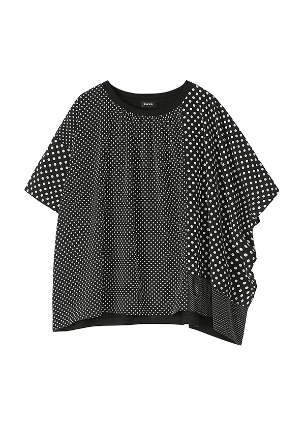 ZUCCa / MIX DOTS / カットソー