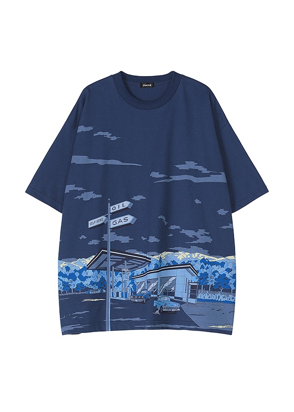 ZUCCa / ROADSIDE PRINT T / Tシャツ