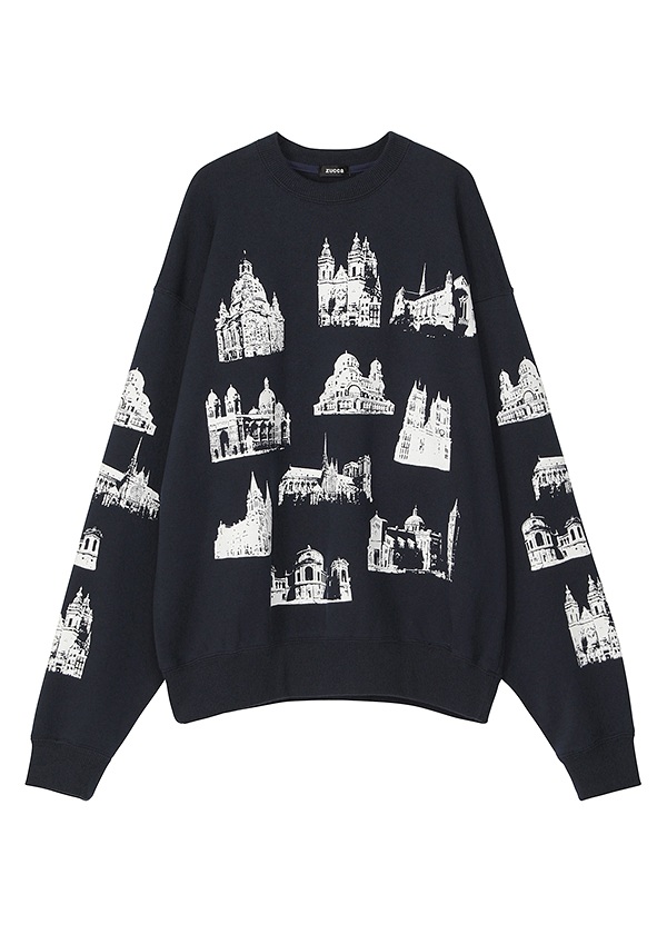 <先行予約> ZUCCa / ARCHITECTURE SWEATSHIRT / トップス