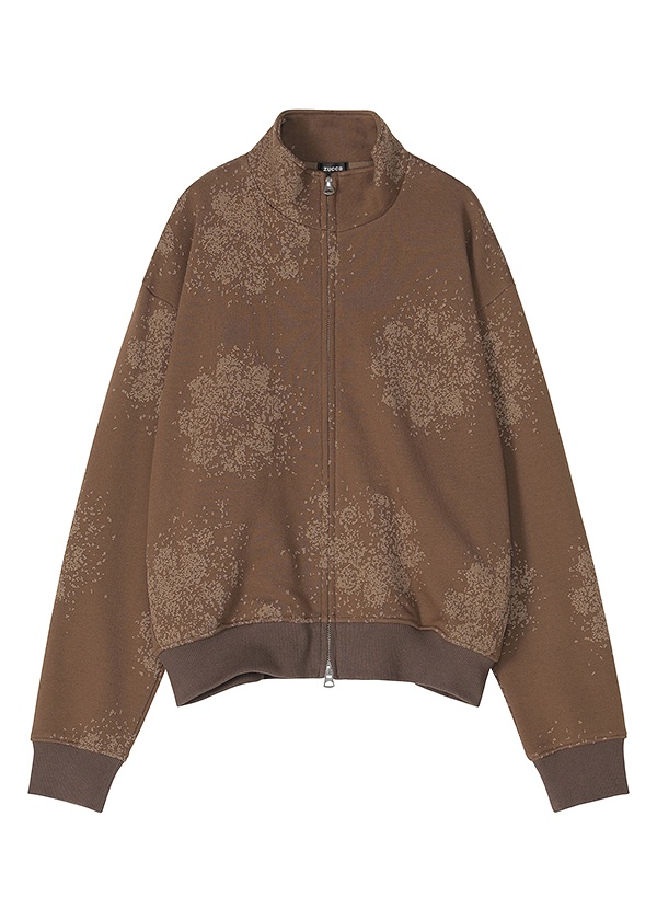 ZUCCa / FLOWER JACQUARD SWEATSHIRT / ブルゾン