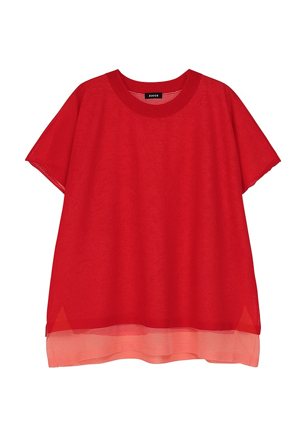 ZUCCa / DOUBLE SHEER KNIT / トップス