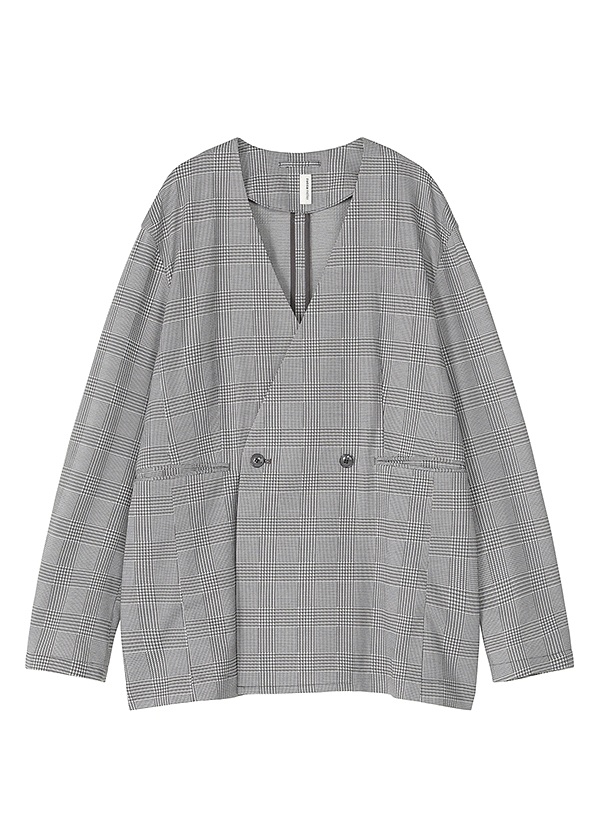 ZUCCa / GLEN CHECK JERSEY / ジャケット