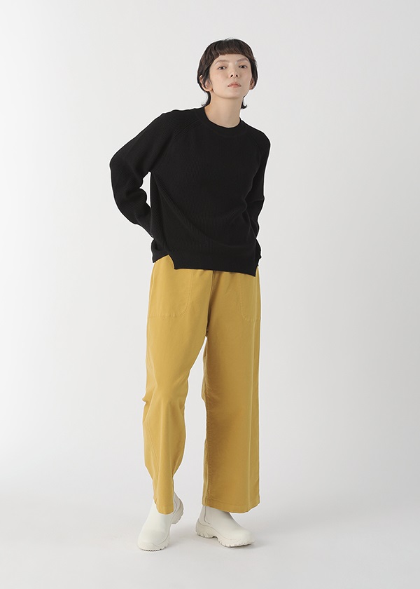 Plantation / (O) ライトコットンリリー / ニットプルオーバー