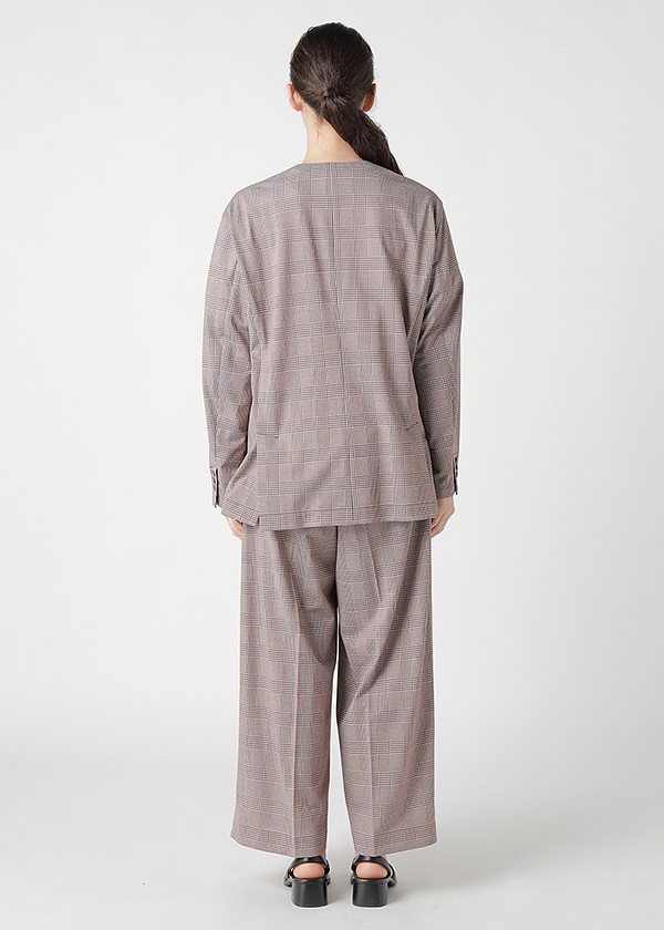 ZUCCa / GLEN CHECK JERSEY / パンツ
