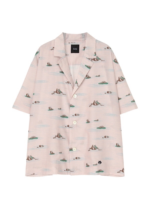 NYA- / (O) GARDEN SHIRT / ハーフスリーブシャツ