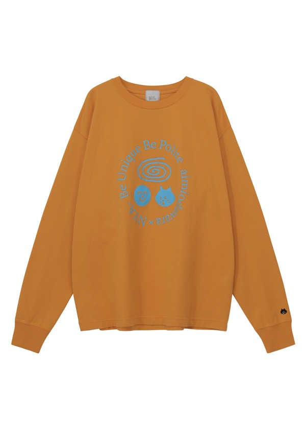 NYA- / (O) SMILE&NYA- LOGO T / ロングスリーブTシャツ