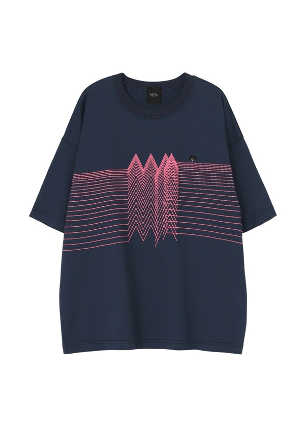 NYA- / (O) SASHIKO HAPPO T / Tシャツ