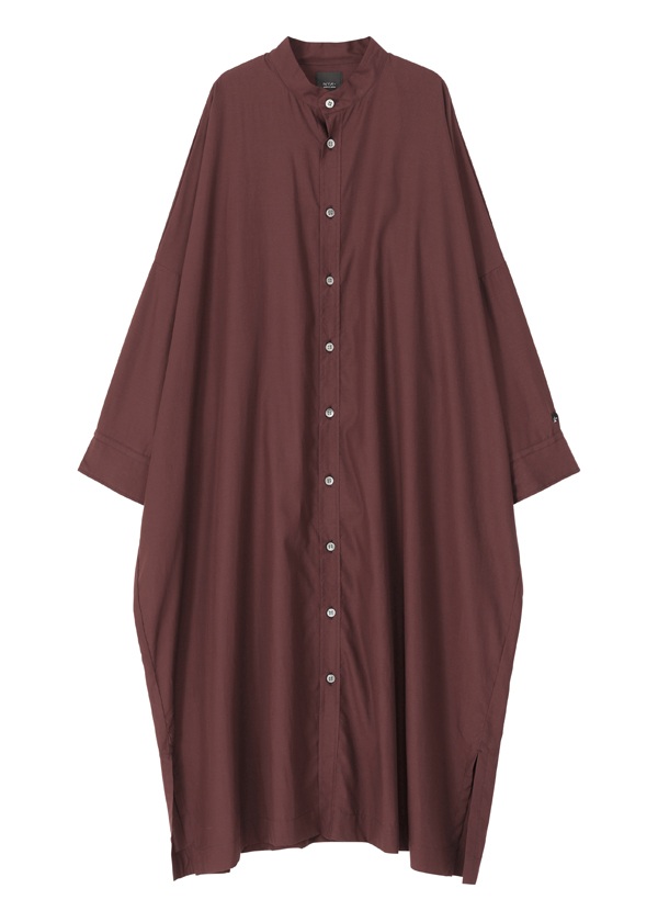 NYA- / P SOLID FLOW DRESS / シャツワンピース
