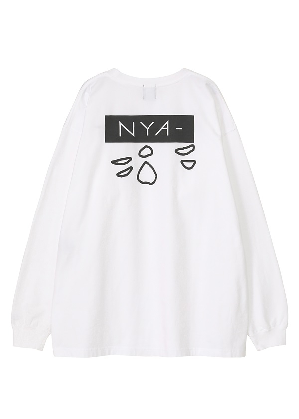 NYA- / (O) BACK NYA-? T / ロングスリーブTシャツ