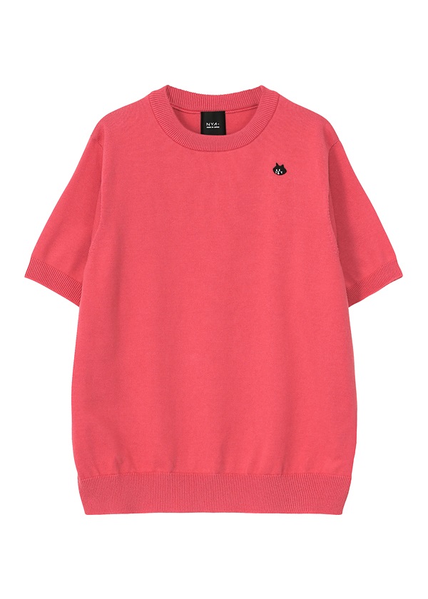 NYA- / (O) COTTON KNIT TOP / ニットトップス