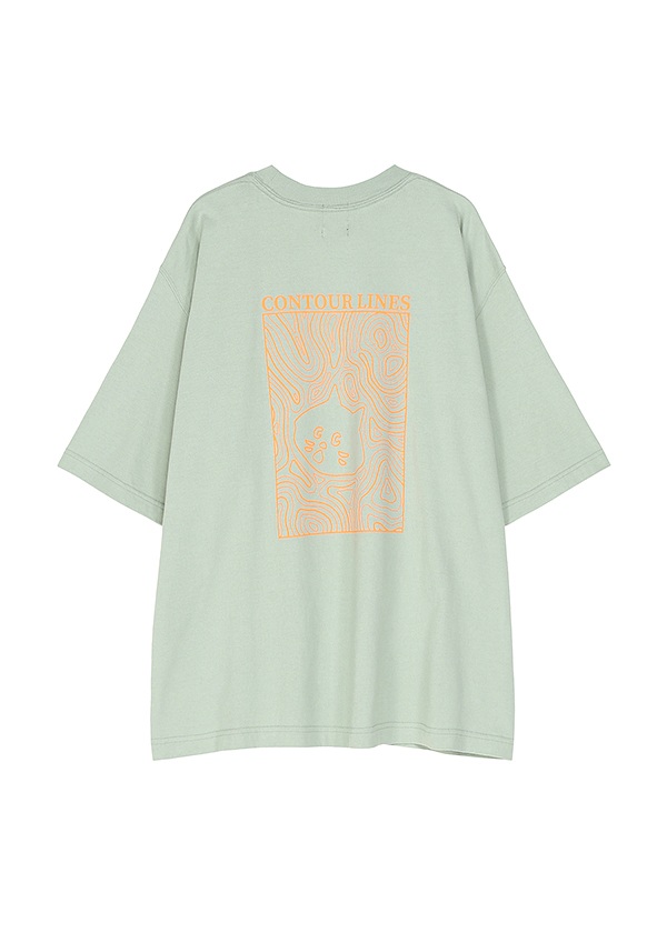 NYA- / CONTOUR LINES / Tシャツ