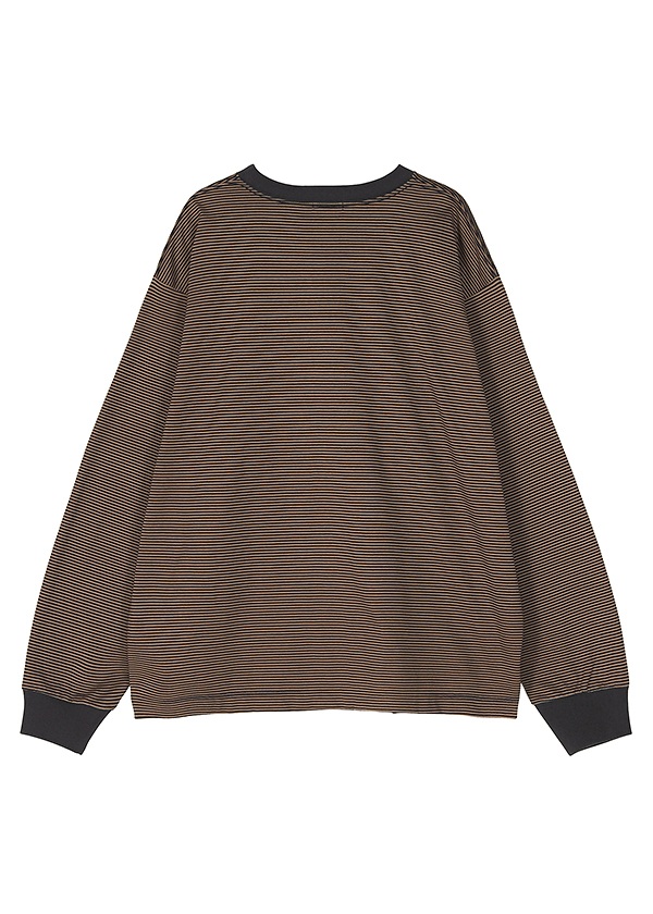 ZUCCa / HEART LOGO STRIPED T / カットソー