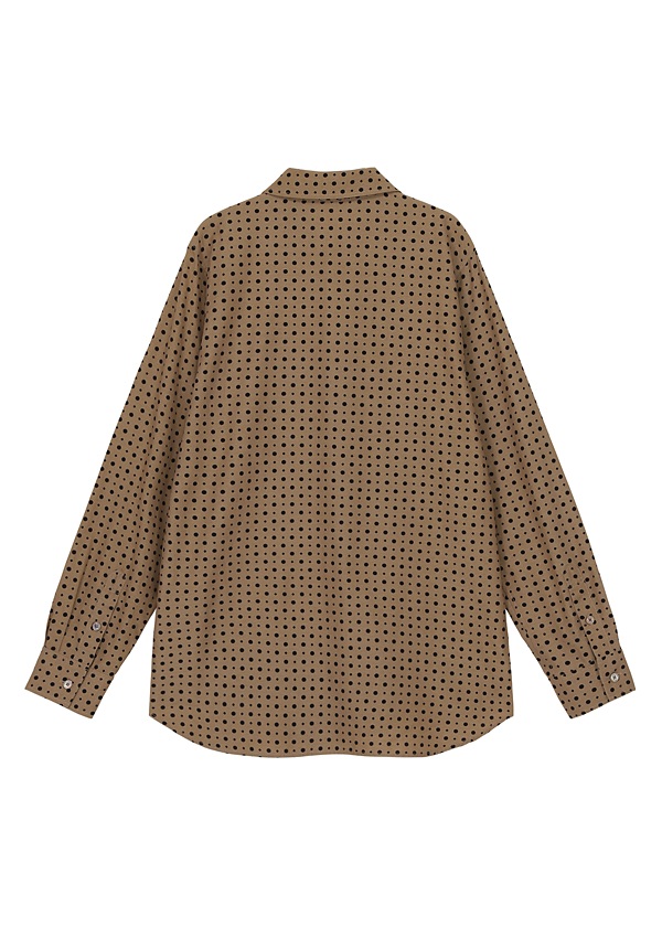 ZUCCa / S DOT SQUARE PRINT / ブラウス