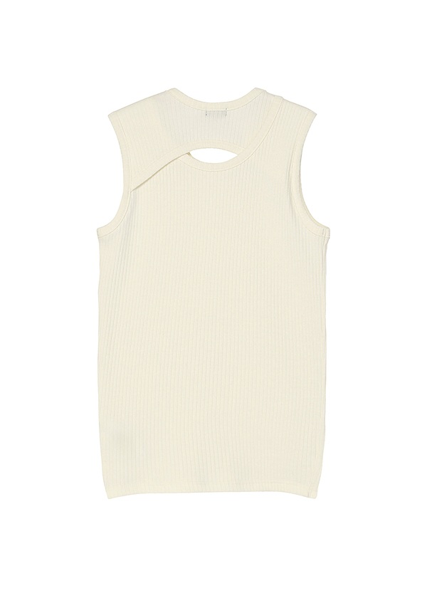 ZUCCa / S CUT OUT RIB / カットソー