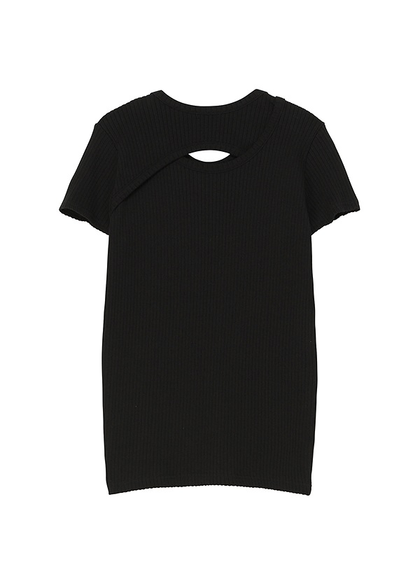 ZUCCa / S CUT OUT RIB / カットソー