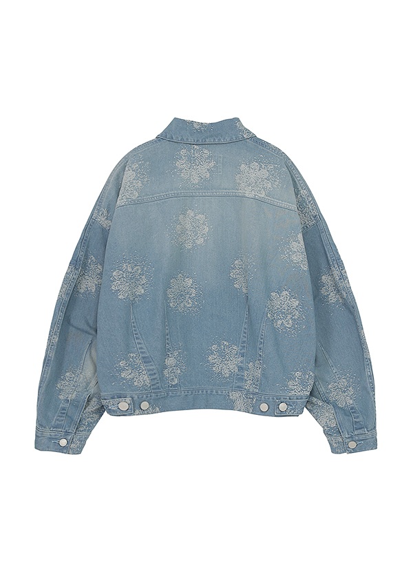 <先行予約> ZUCCa / FLOWER JQ DENIM / ブルゾン