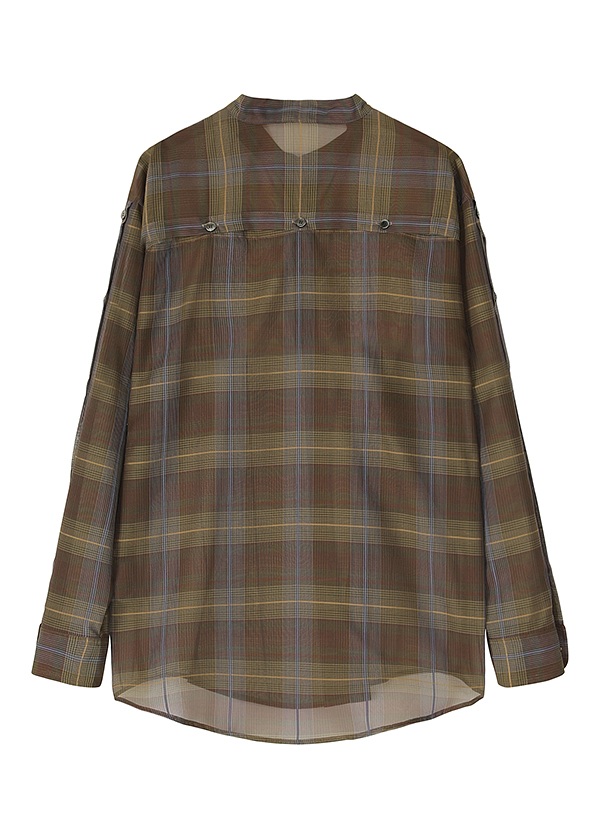 ZUCCa / SHEER CHECK / シャツ