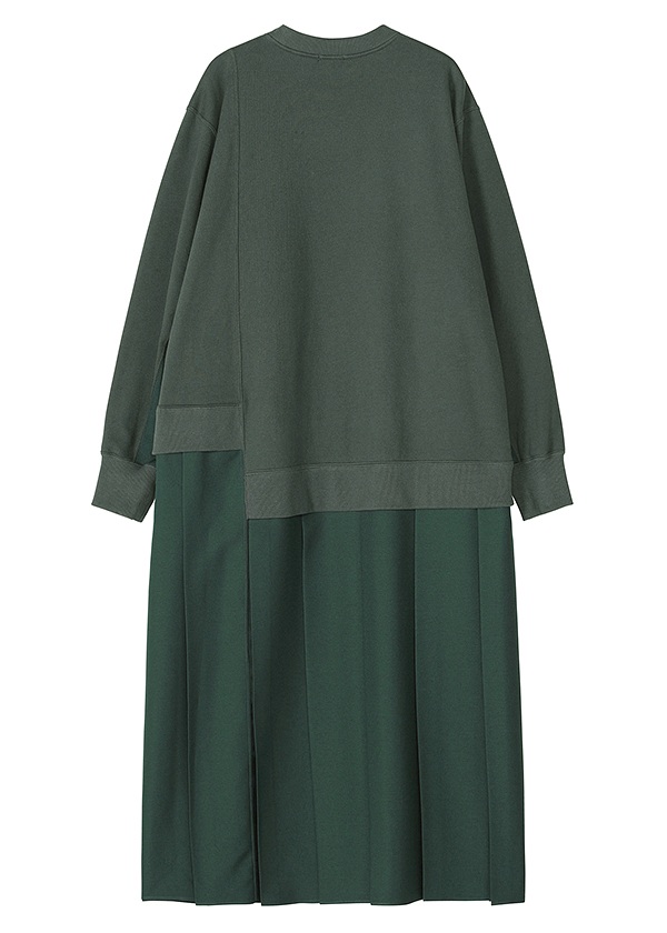 <先行予約> ZUCCa / DOCKING SWEATSHIRT / ワンピース