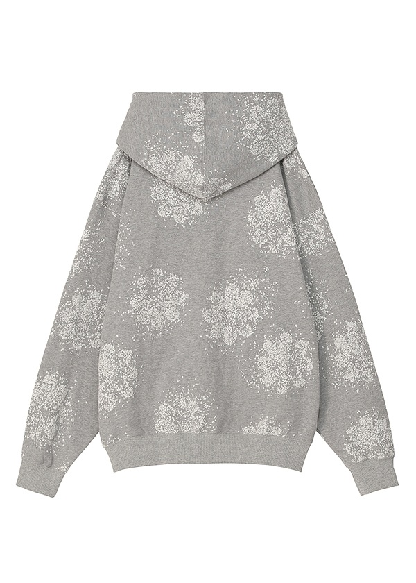 <先行予約> ZUCCa / FLOWER JACQUARD SWEATSHIRT / フーディー