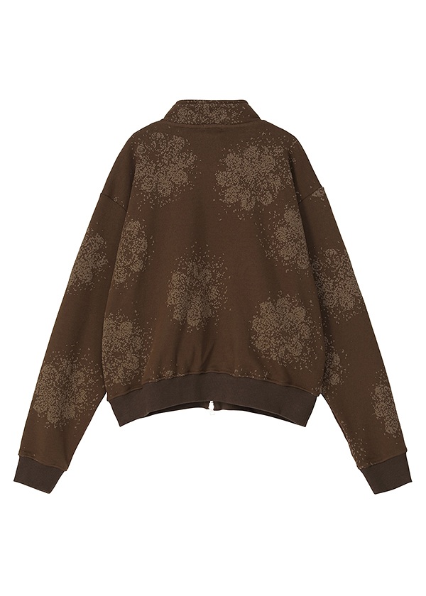 <先行予約> ZUCCa / FLOWER JACQUARD SWEATSHIRT / ブルゾン