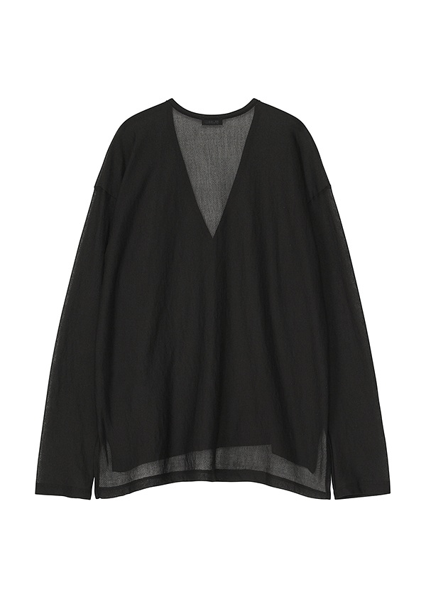 ZUCCa / SHEER HERRINGBONE INLAY / カーディガン