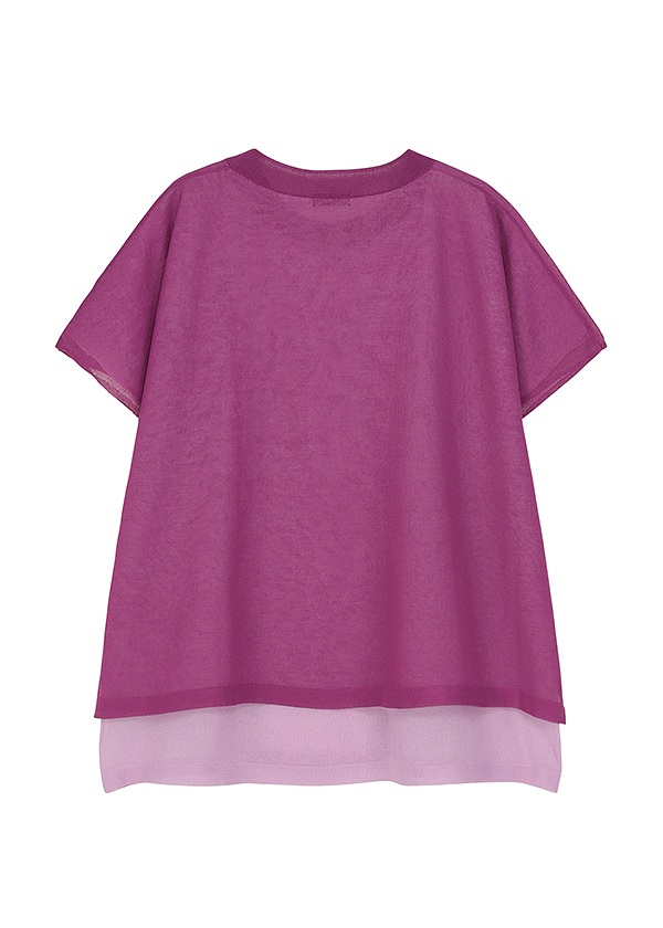 ZUCCa / DOUBLE SHEER KNIT / トップス