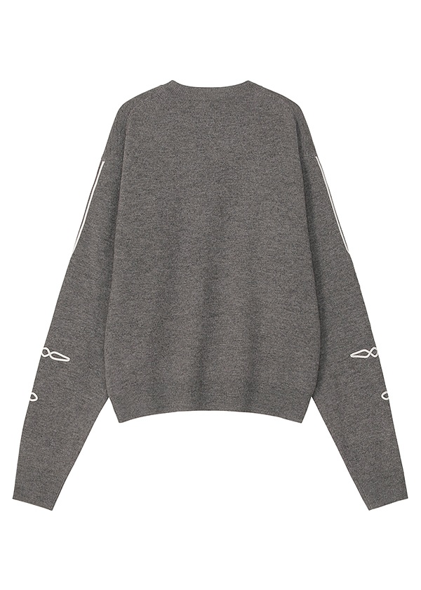 <先行予約> ZUCCa / EMBROIDERY KNIT / トップス