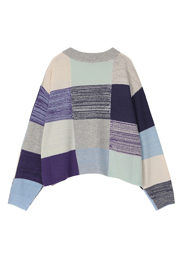 <先行予約> ZUCCa / COLOR BLOCK KNIT / トップス