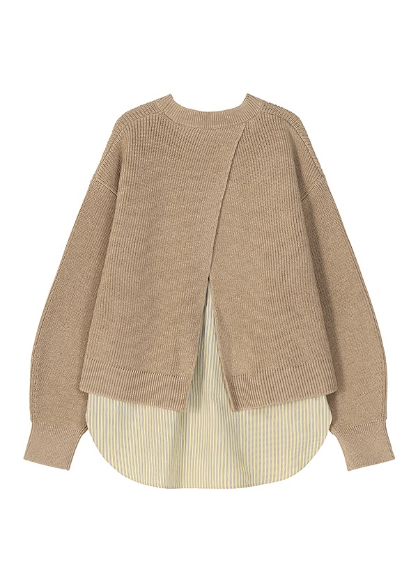 <先行予約> ZUCCa / TEXTURED COTTON KNIT / トップス