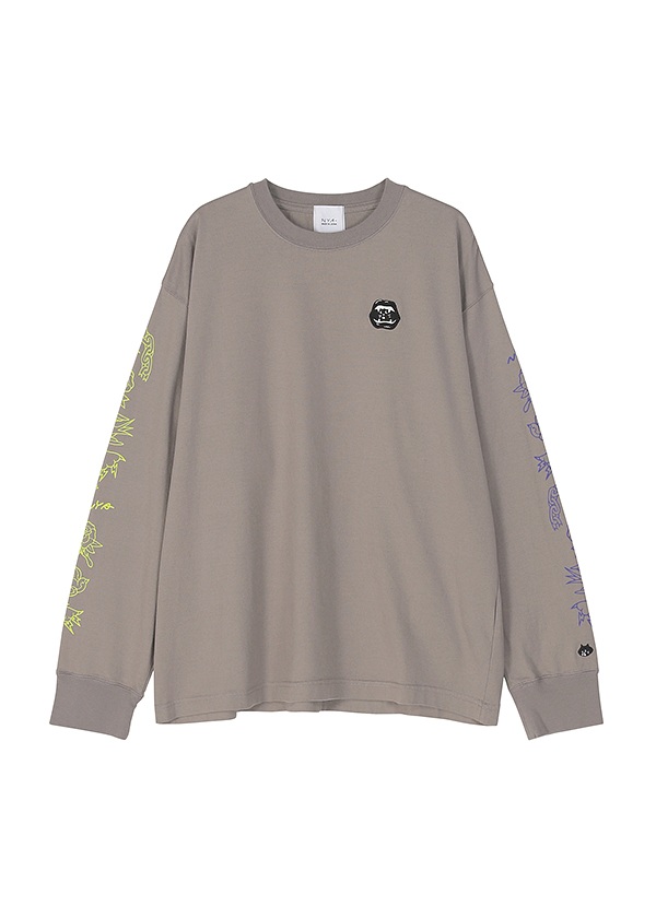 NYA- / SLEEVE ORNAMENT / ロングスリーブTシャツ