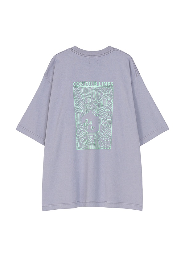 NYA- / CONTOUR LINES / Tシャツ