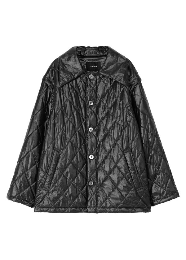 <先行予約> ZUCCa / GLOSSY QUILT COAT / ブルゾン