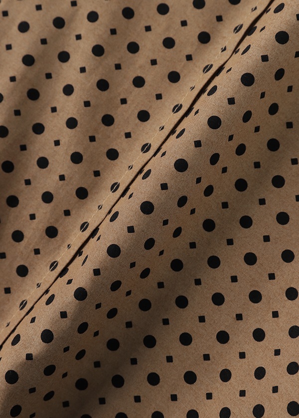 ZUCCa / S DOT SQUARE PRINT / ブラウス