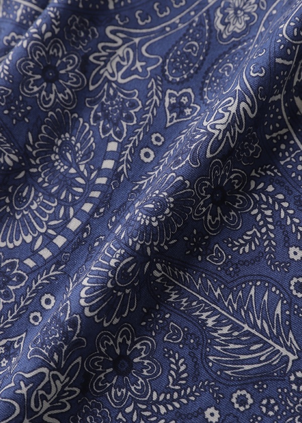 ZUCCa / S FLORAL SCARF PRINT JERSEY / カットソー