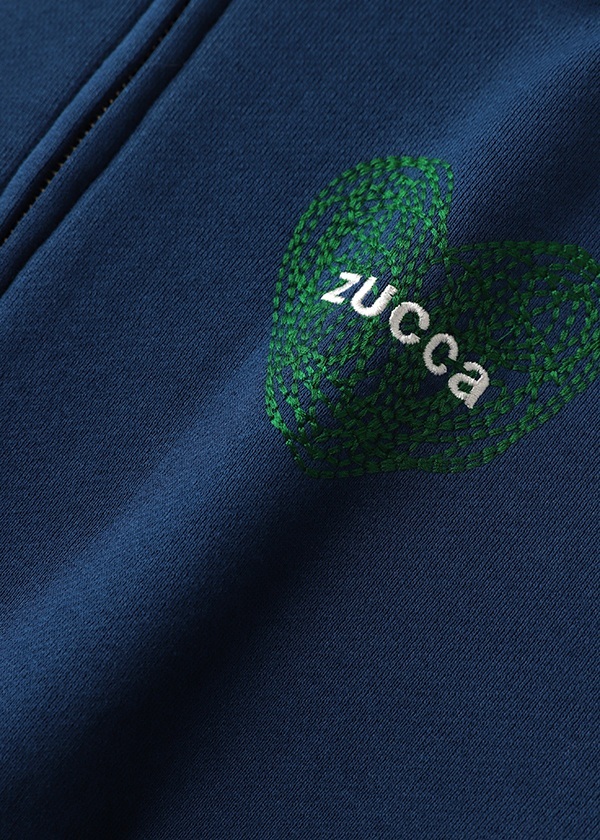 ZUCCa / PO HEART LOGO ZIP-UP HOODIE / スウェット