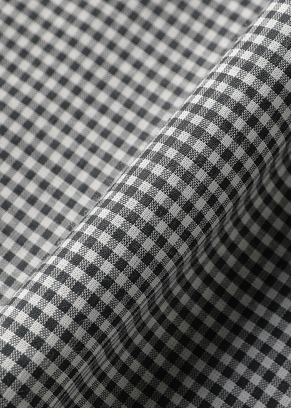 ZUCCa / COTTON SILK GINGHAM CHECK / ブラウス